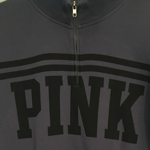 PINK Victoria’s Secret Quarter Zip Sweatshirt - Picture 4 of 7